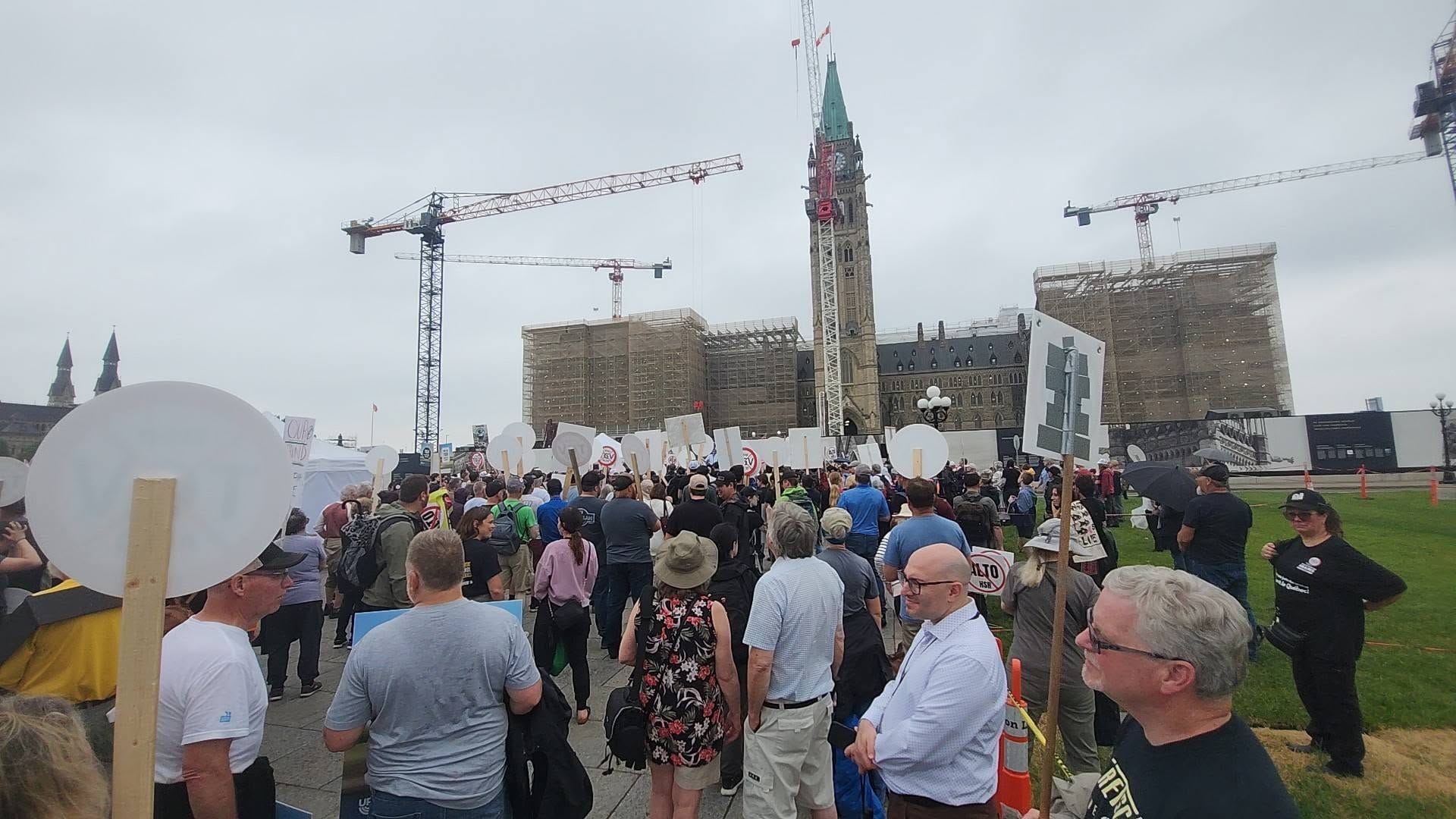 ALTO Parliament Hill protest photograph 2