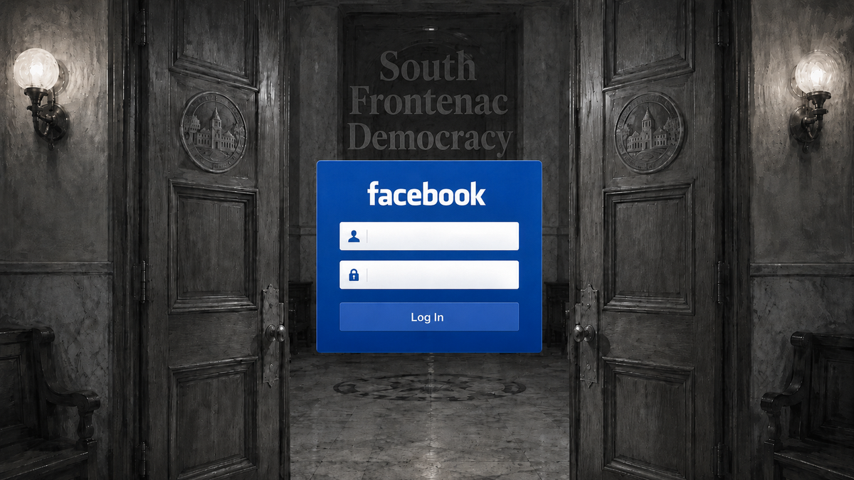 South Frontenac's addiction to Facebook is costing them their democracy.