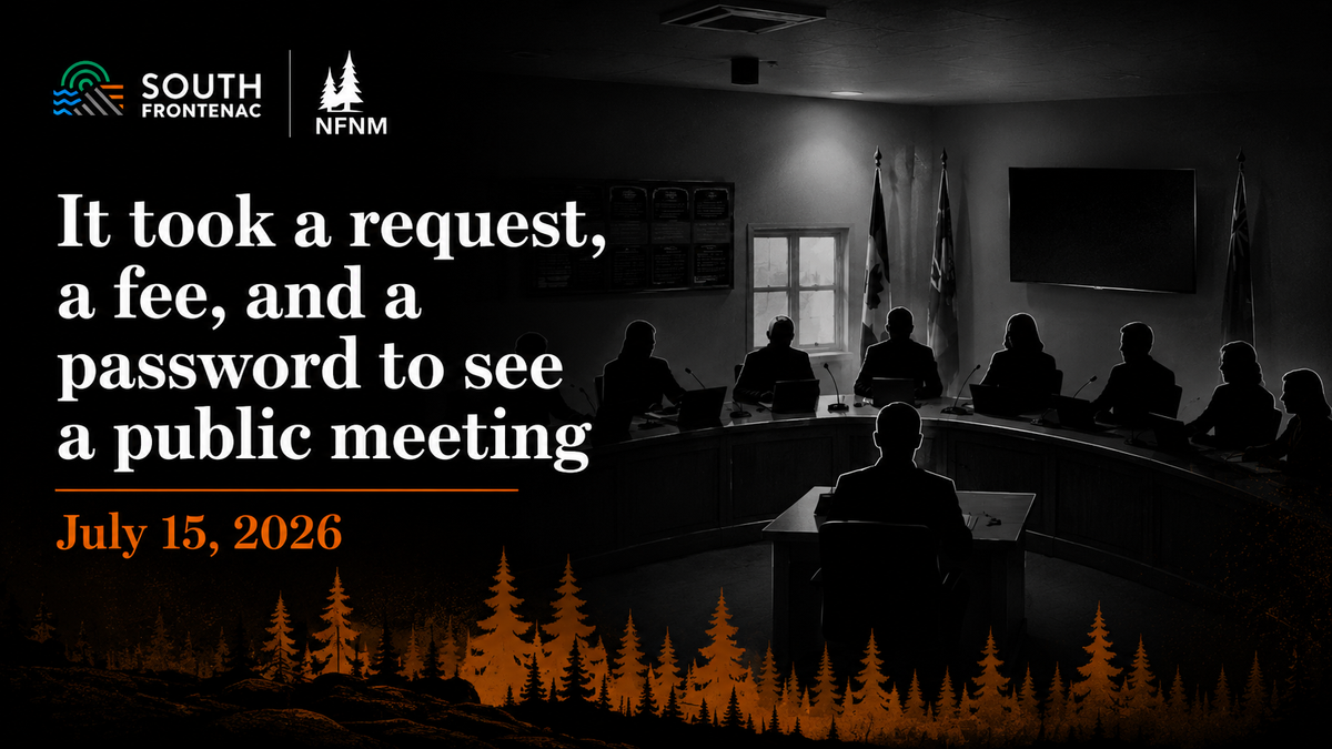 It took a request, a fee, and a password to see a public meeting