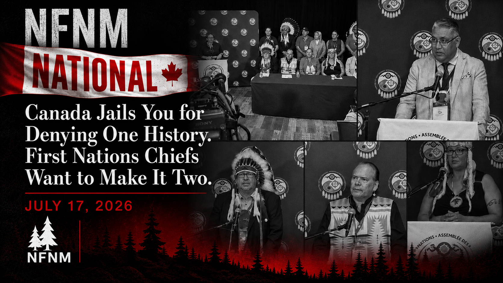 Canada Jails You for Denying One History. First Nations Chiefs Want to Make It Two.