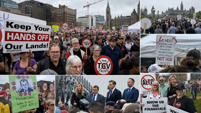 They Walked to Parliament From Both Sides of the River