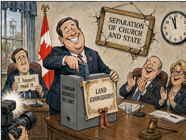 Central Frontenac council rewrites its land acknowledgement the same night, over two councillors who hadn't seen it