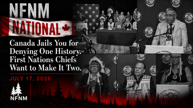 Canada Jails You for Denying One History. First Nations Chiefs Want to Make It Two.
