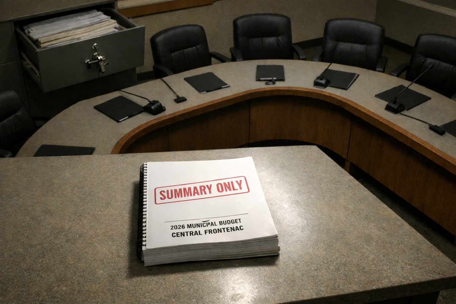 Central Frontenac Built Its 2026 Budget in Private. A Summary Appeared Only After Media Inquiry.